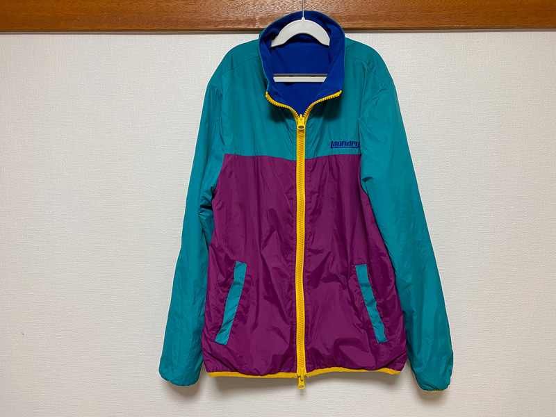 購入したリバーシブルブルゾン（1990円）。リバーシブルでどっちもかわいくて、お手頃価格だったので即決購入
