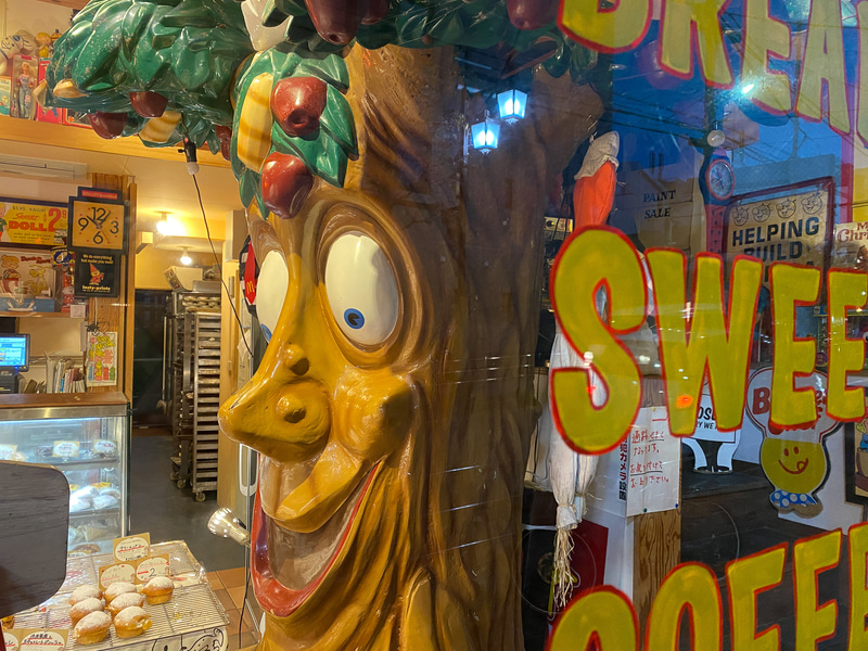 アメリカ雑貨に囲まれた、おもちゃ箱のような楽しい店内