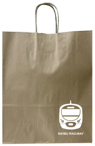 グランエミオ所沢の先行販売特典「西武鉄道オリジナル紙袋」