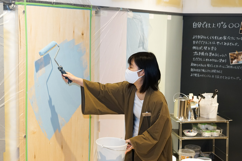 ワークショップやイベントを行いDIYをレクチャーする予定