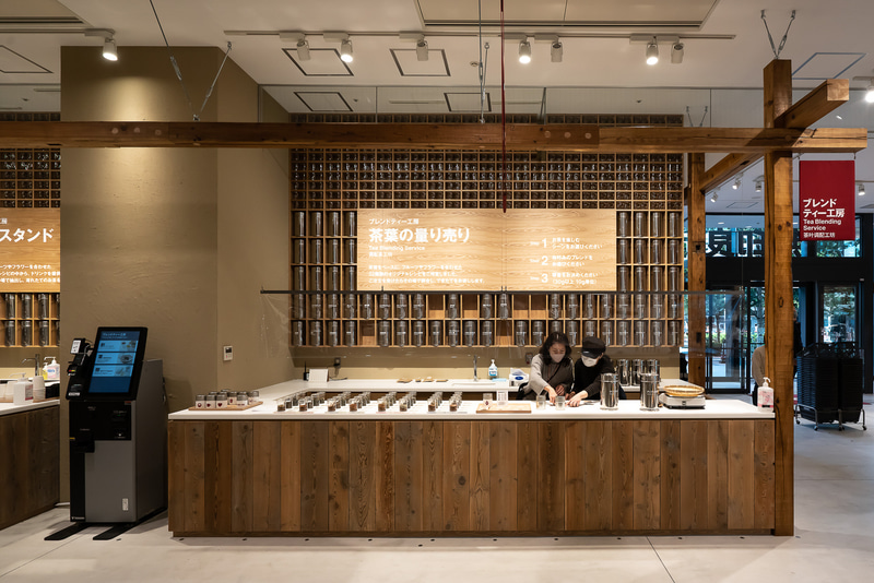オリジナルブレンドの茶葉を量り売りしてくれる「ブレンドティ工房」