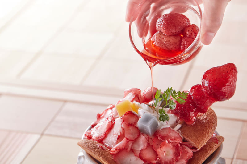 いちごさん〆パフェ鍋