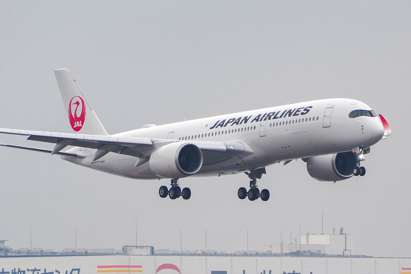 JALのA350 7号機が羽田空港に到着した（写真提供：日本航空）