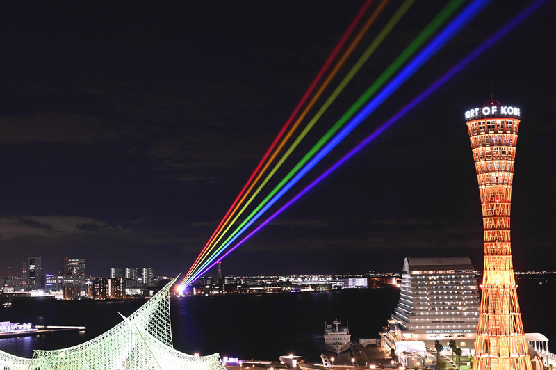 ポートタワーホテルからの眺め