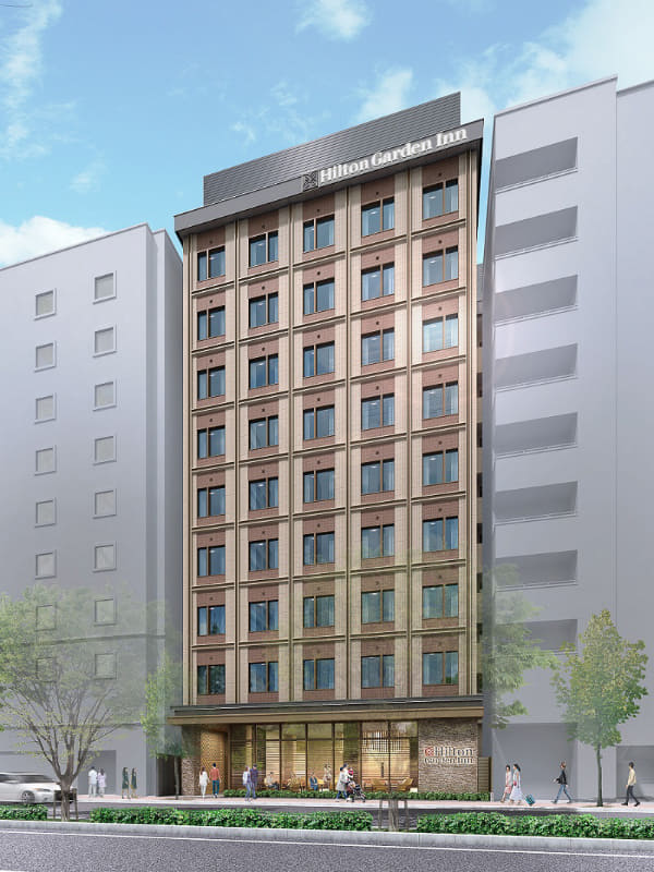 ヒルトンは「ヒルトン・ガーデン・イン京都四条烏丸」を2022年12月に開業する