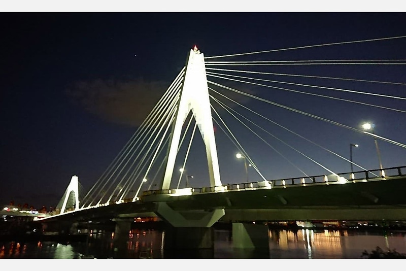 神奈川県川崎市は恒例となっているクリスマスの年末年始の大師橋ライトアップを発表した