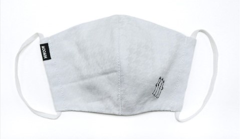 ムーミン布マスク（ニョロニョロ）