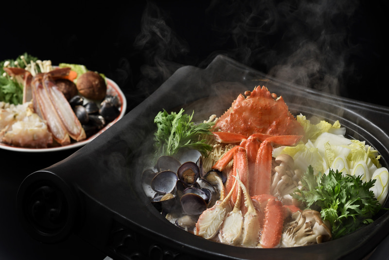 界 出雲「蟹すき鍋」