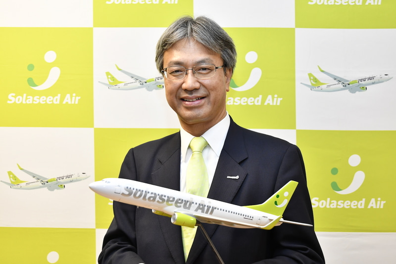 株式会社ソラシドエア 代表取締役社長の髙橋宏輔氏（2020年2月撮影）