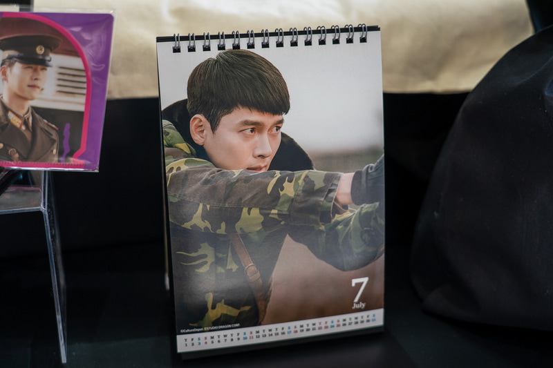 卓上カレンダー。7月がかっこいい