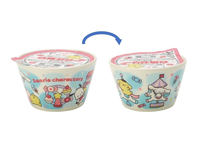サンリオキャラクターズ ボウル & 白桃ゼリー