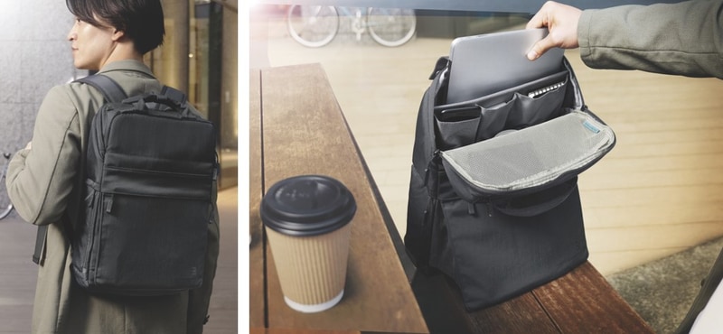 スタンドバックパック