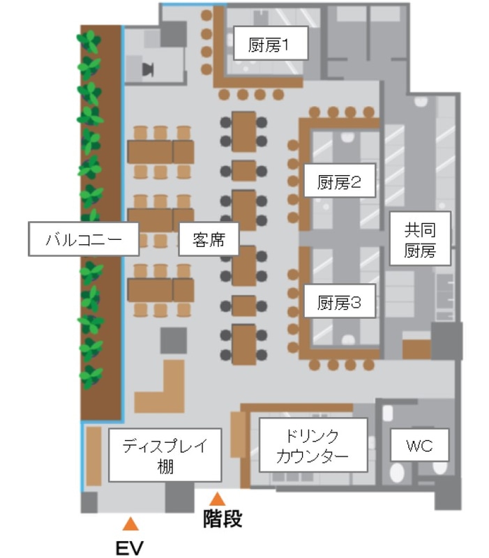 3階フロア図（イメージ）