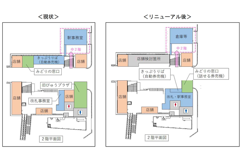 JR東日本はリニューアルした川口駅の供用を3月6日に開始する