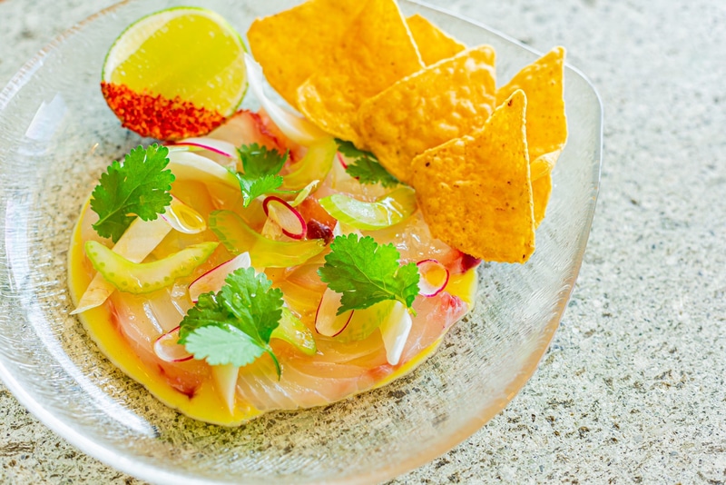 メインダイニングの食事