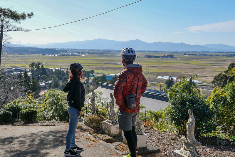 境内からの庄内平野を見渡す眺望も見逃せない