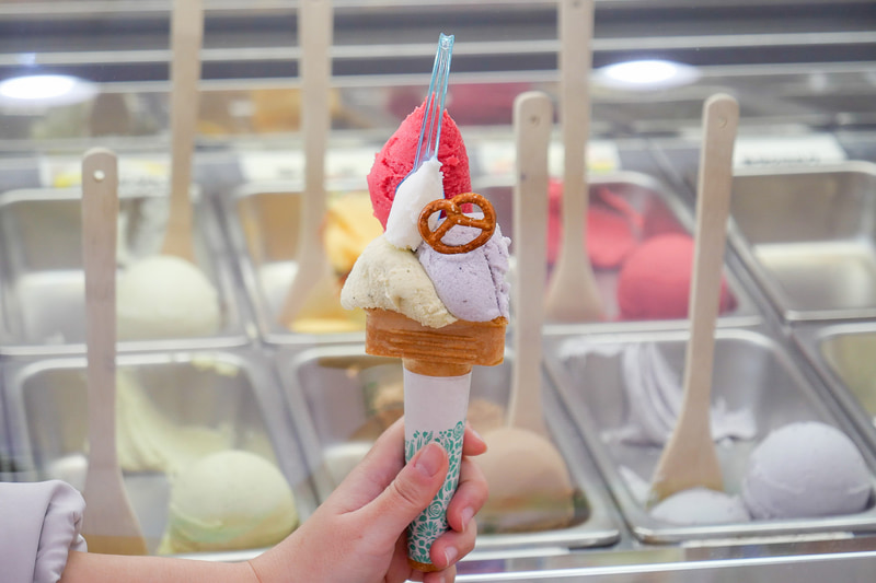 身体に優しい無添加ジェラートは、優しい甘さと素材そのものの味わいが絶品だった