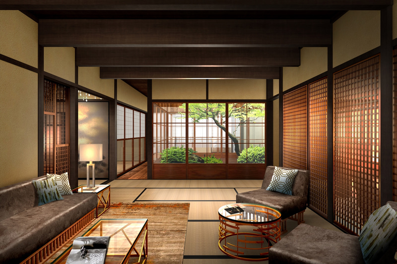 レセプション棟 1階 応接の間（イメージ）