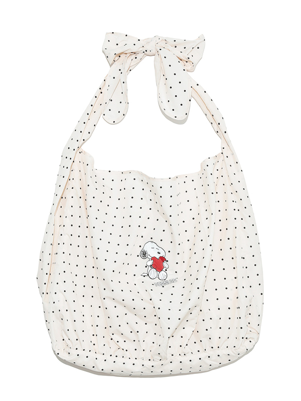 「SNOOPYエコバッグ」（ドット）