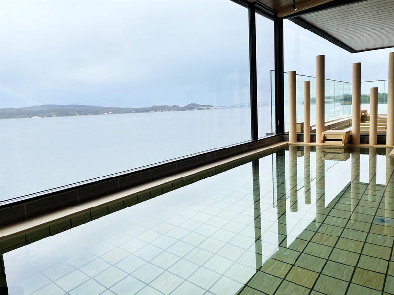 「和倉温泉 白鷺の湯 能登 海舟」の内湯