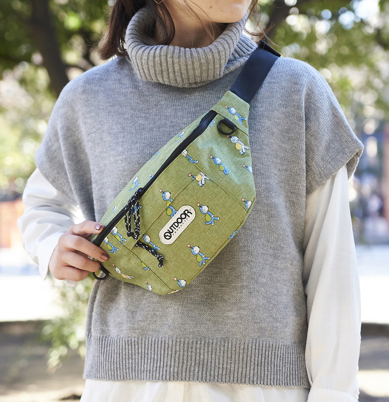 アウトドアプロダクツ コラボ ボディバッグ ピクニック柄