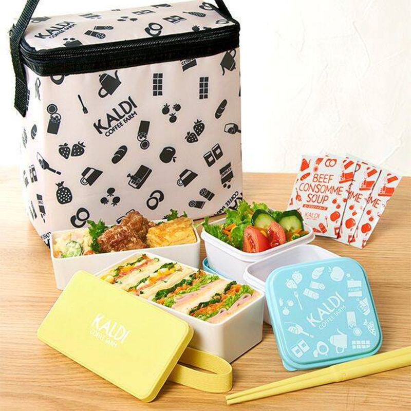 カルディオリジナル「ランチボックスセット」（盛り付けイメージ）