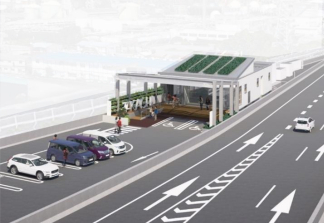 阪神高速 4号湾岸線 北行 に 高石pa 3月30日オープン トラベル Watch