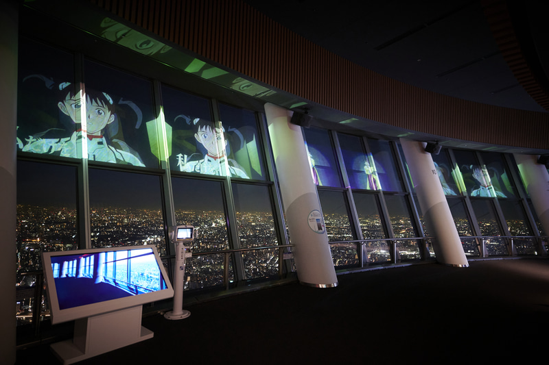 東京スカイツリーは「EVANGELION トウキョウスカイツリー計画」の開催期間を5月31日まで延長する
