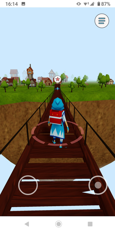 こちらはスマートフォンの画面。操作方法が異なるだけで、ストーリーの内容は同じだ