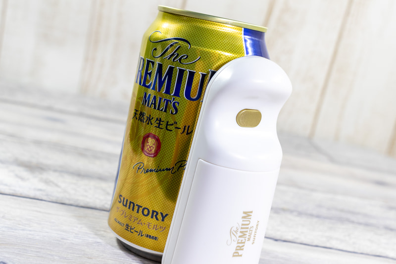 神泡サーバーは超音波できめ細かな泡を立てることができる、ビール好きにはたまらないアイテム