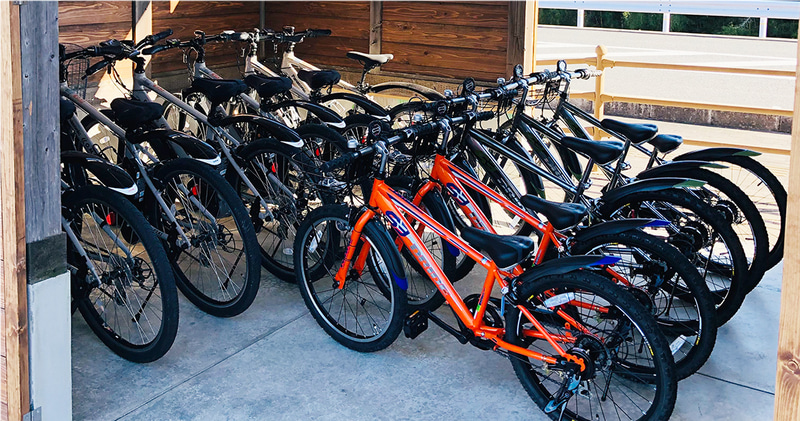 「レンタサイクル」は計20台用意