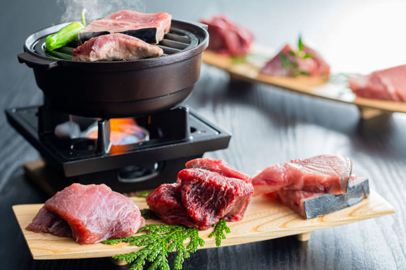 紀伊勝浦の生マグロ