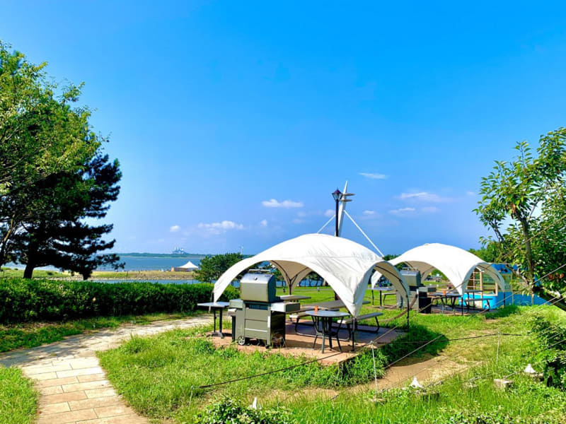 葛西臨海公園内の「SORAMIDO BBQ」