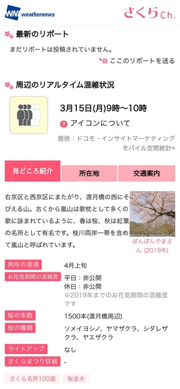 「さくらCh.」リアルタイム混雑状況