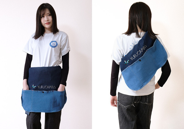 腰に巻けばエプロン、斜め掛けするとボディバッグの3WAYで使用可能