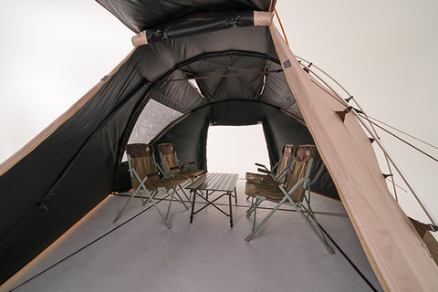 ロゴス、ドーム型テント「トラッドソーラー ジオデシックドーム