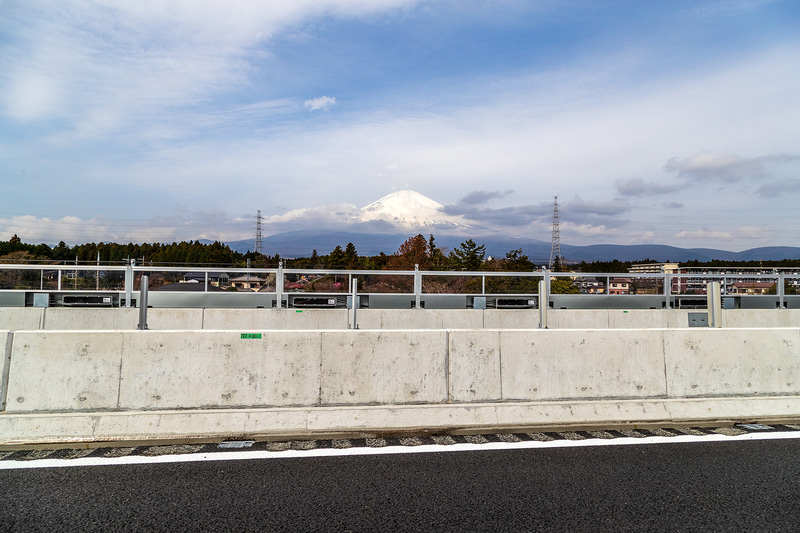 富士山の眺めが素晴らしい
