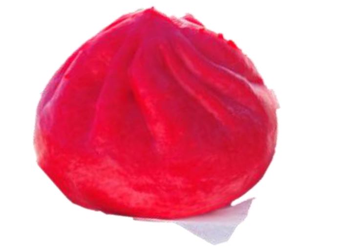 「炎の真っ赤っ火まん」（440円）