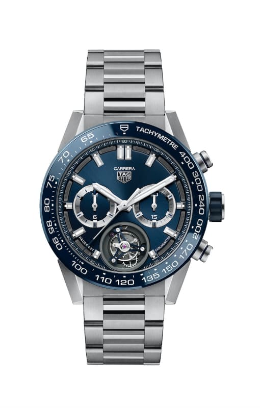 「タグ・ホイヤー カレラ キャリバー ホイヤー02T クロノグラフ トゥールビヨン」