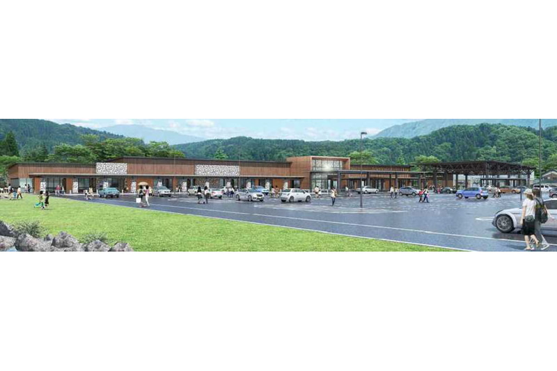 「越前おおの 荒島の郷」建物外観イメージ