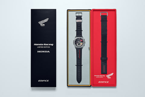 カシオ、Honda Racingとのコラボ第5弾「EDIFICE EQW-A2000HR」 高橋