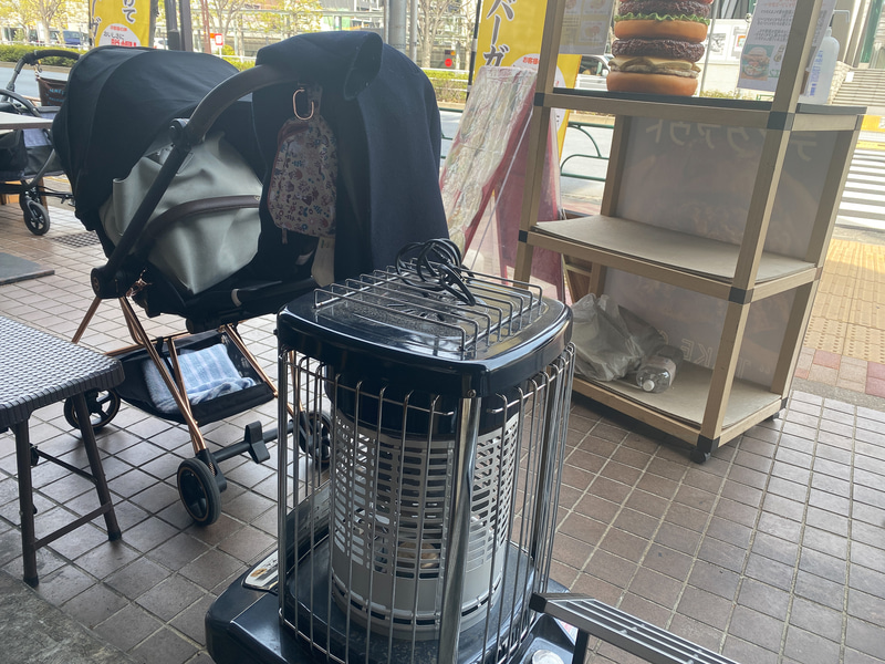 テラス席ありで、ベビーカーやワンちゃんカートもOK