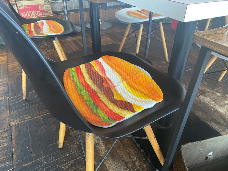 ハンバーガークッションかわいい