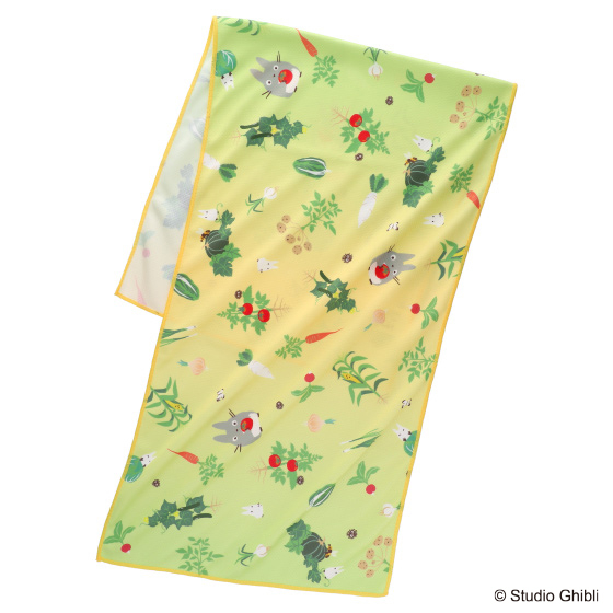 「冷マフラー」濡らすと冷たく感じる冷感マフラータオル