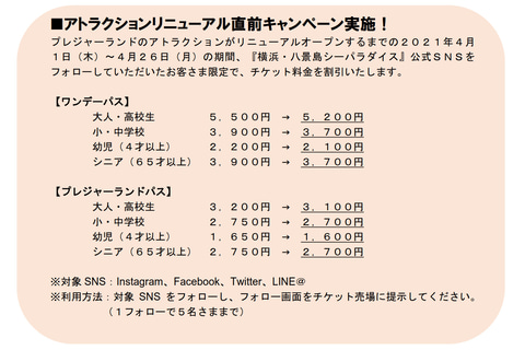 八景島シーパラダイス としまえんから移設した プレジャーランド 新アトラクションを4月27日オープン 4月1日から料金も改定 トラベル Watch 八景島シーパラダイス としまえんから移設した プレジャーランド 新アトラクションを4月27日オープン 4月1日から料金も改定 トラベル Watch