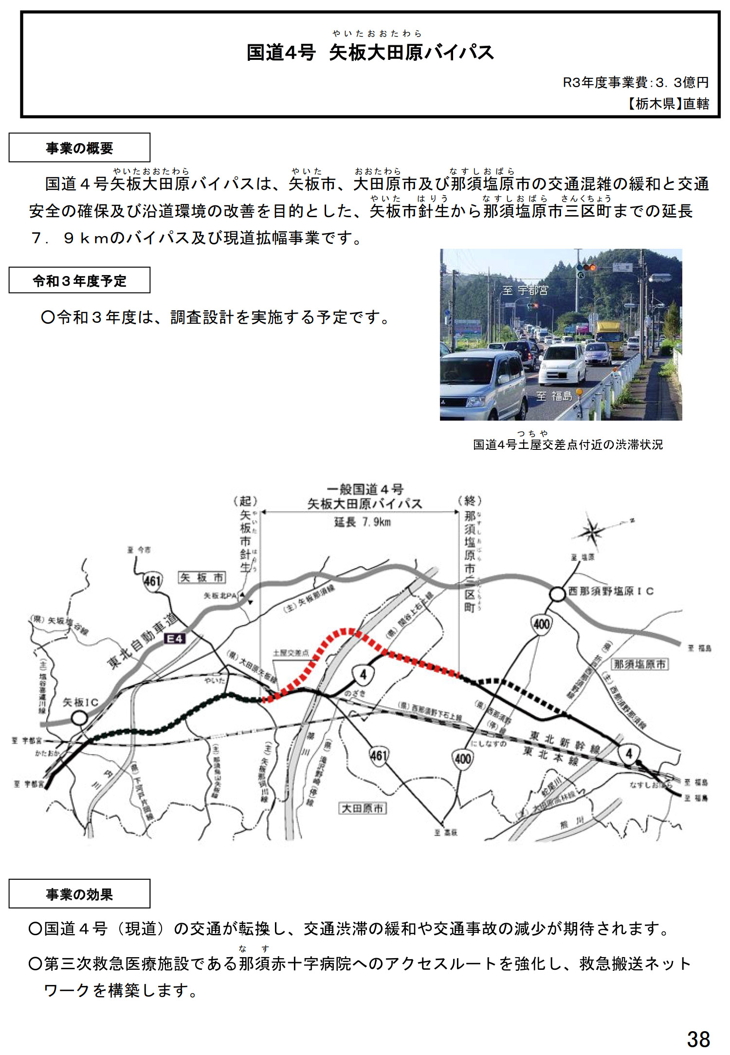 国道4号 矢板大田原バイパス（栃木県）
