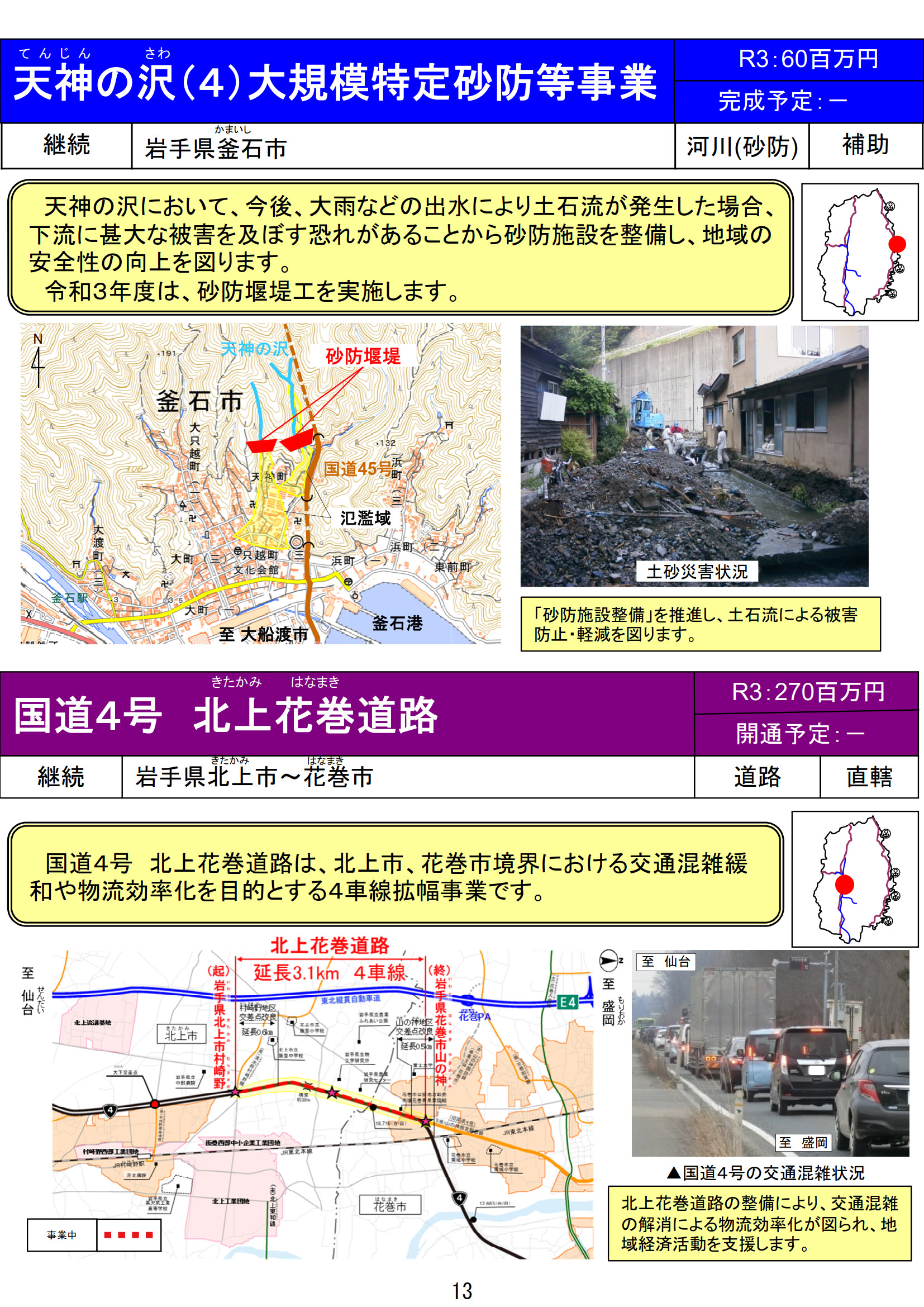 国道4号 北上花巻道路（岩手県）