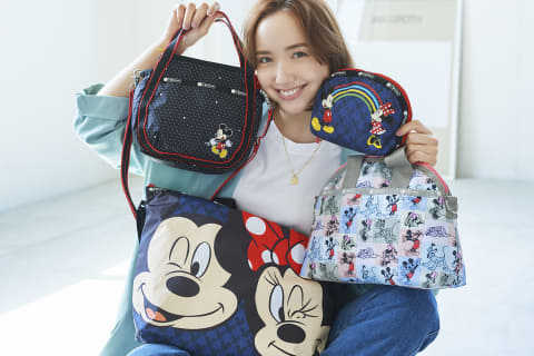 レスポートサック、ディズニー「ミッキー&フレンズ」コレクション。3