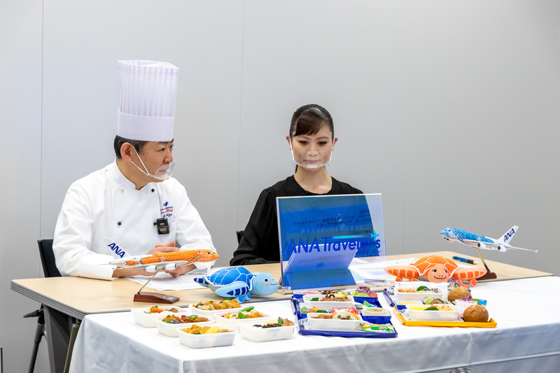 オンライン配信では、ANA総料理長である清水誠シェフが生出演