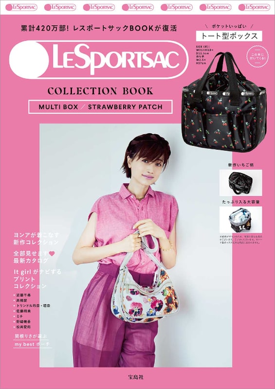『LESPORTSAC COLLECTION BOOK MULTI BOX STRAWBERRY PATCH』